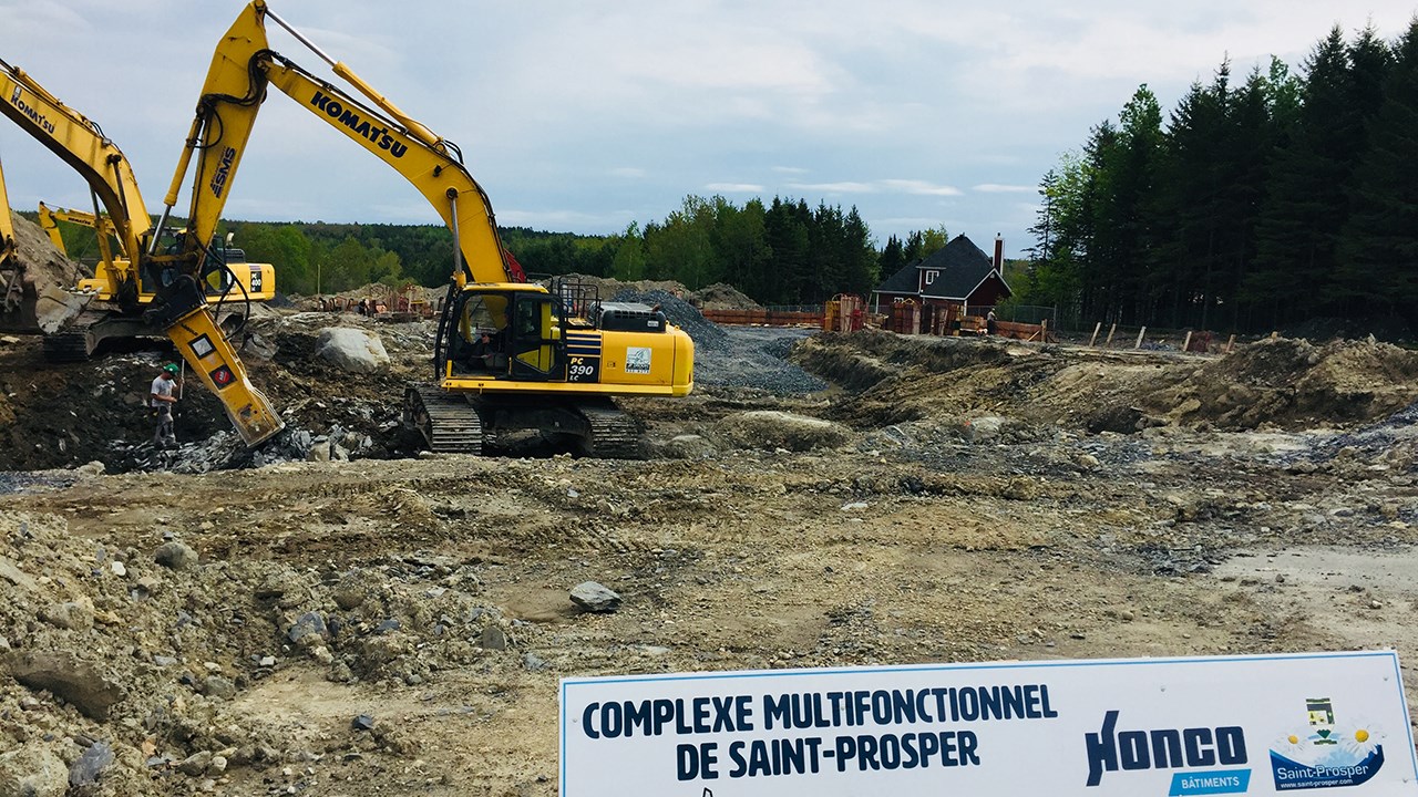 Début des travaux pour le centre multifonctionnel de Saint-Prosper
