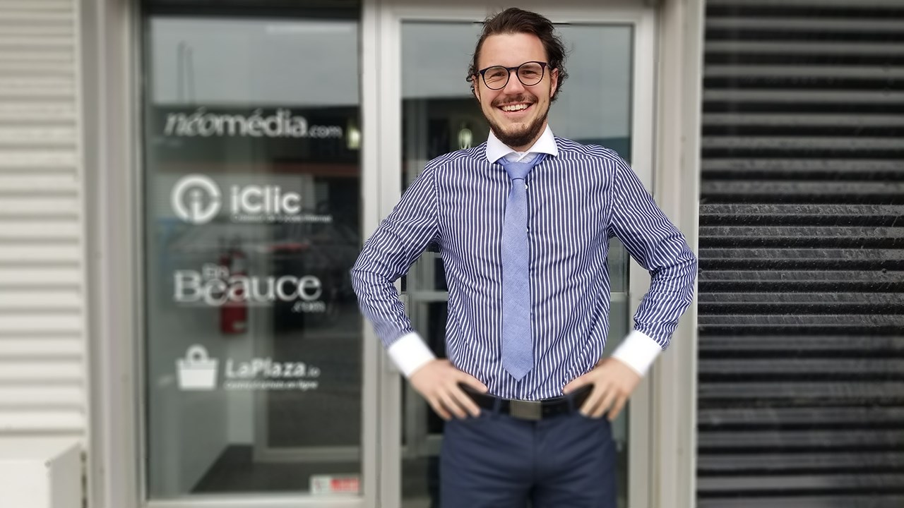 Le journaliste Alexandre Poulin.