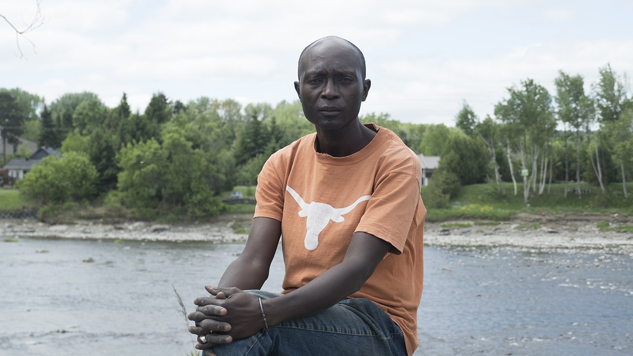 Le sculpteur sénégalais Gabriel Malou.