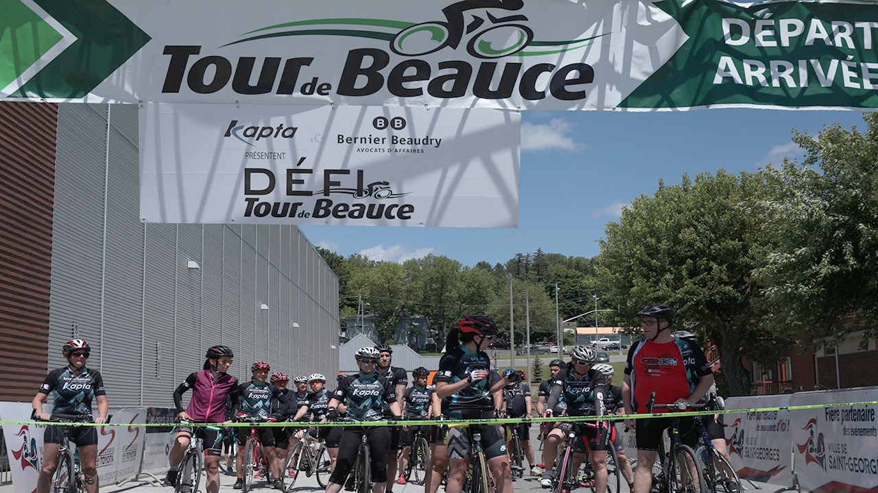 Le soleil était de la partie au 9e Défi du Tour de Beauce