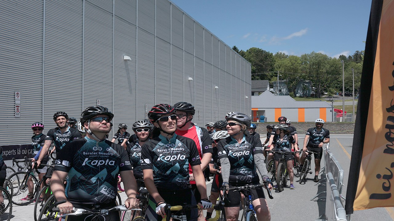 Le soleil était de la partie au 9e Défi du Tour de Beauce