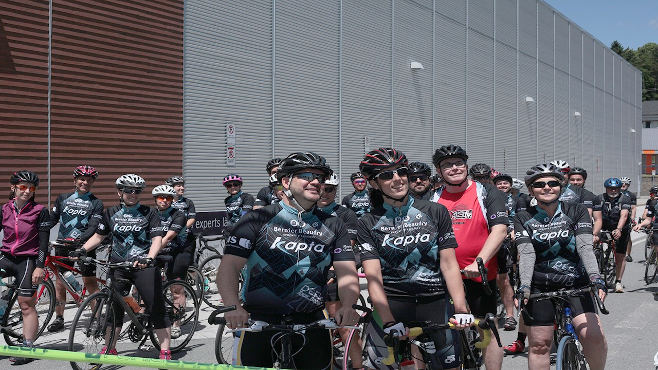 Le soleil était de la partie au 9e Défi du Tour de Beauce