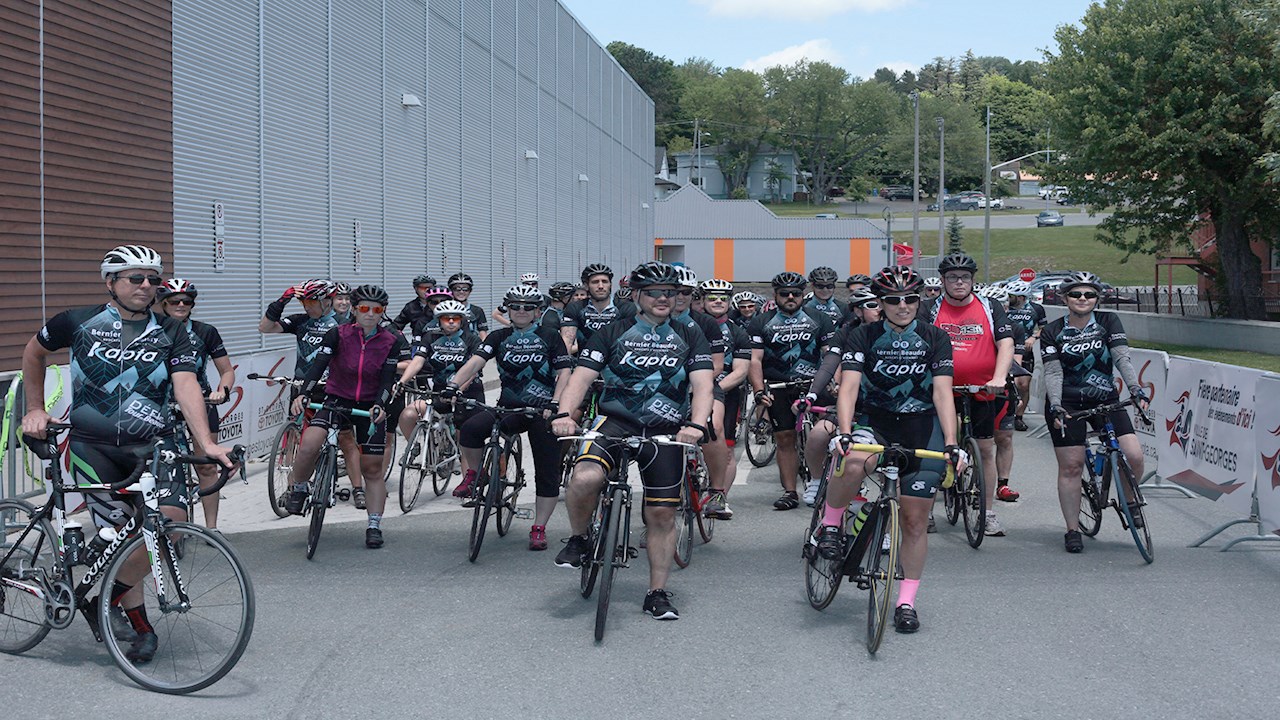 Le soleil était de la partie au 9e Défi du Tour de Beauce