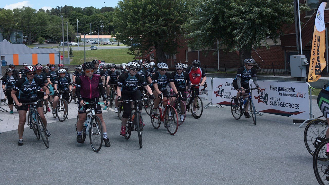 Le soleil était de la partie au 9e Défi du Tour de Beauce