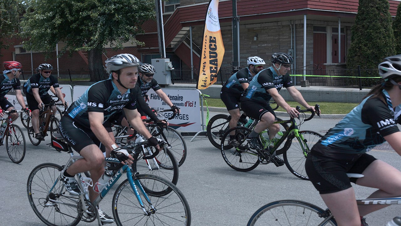 Le soleil était de la partie au 9e Défi du Tour de Beauce