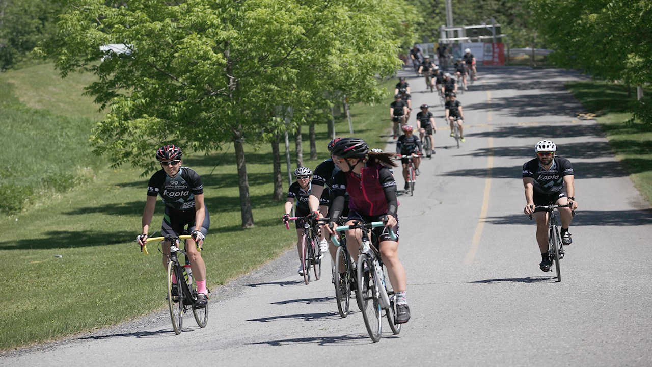 Le soleil était de la partie au 9e Défi du Tour de Beauce