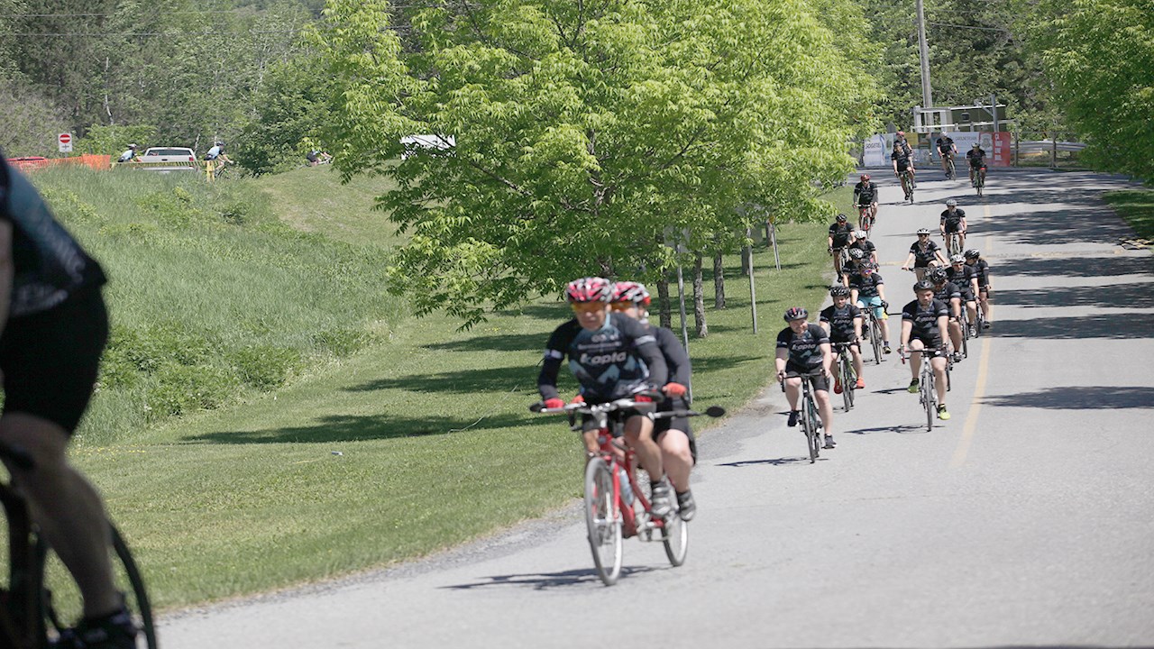 Le soleil était de la partie au 9e Défi du Tour de Beauce