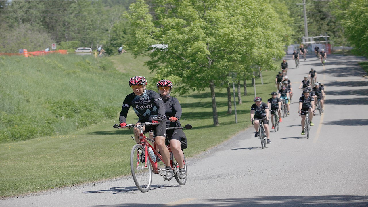 Le soleil était de la partie au 9e Défi du Tour de Beauce