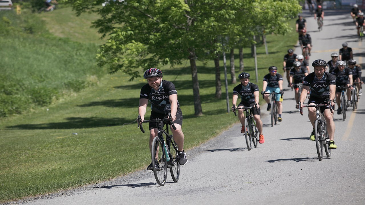 Le soleil était de la partie au 9e Défi du Tour de Beauce