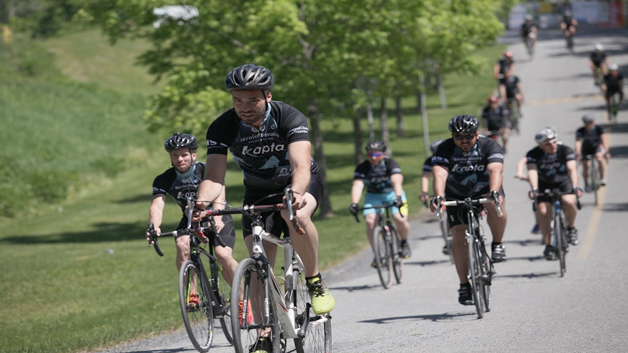 Le soleil était de la partie au 9e Défi du Tour de Beauce
