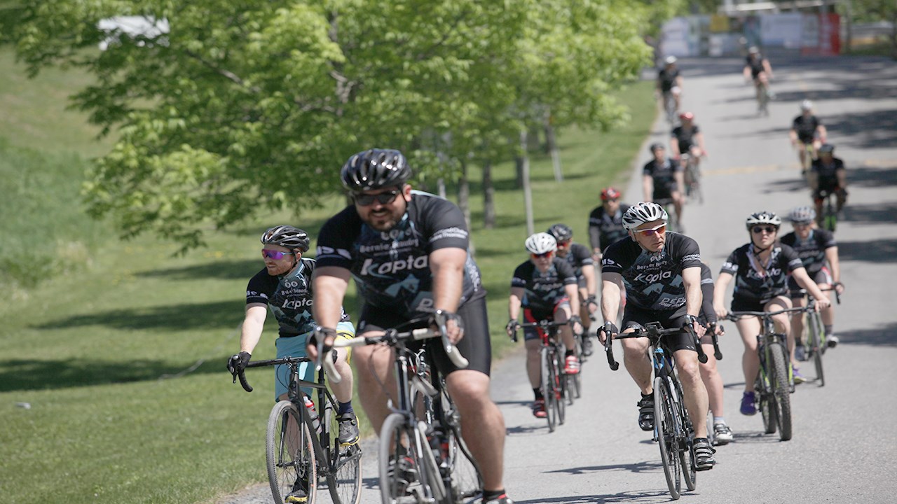 Le soleil était de la partie au 9e Défi du Tour de Beauce