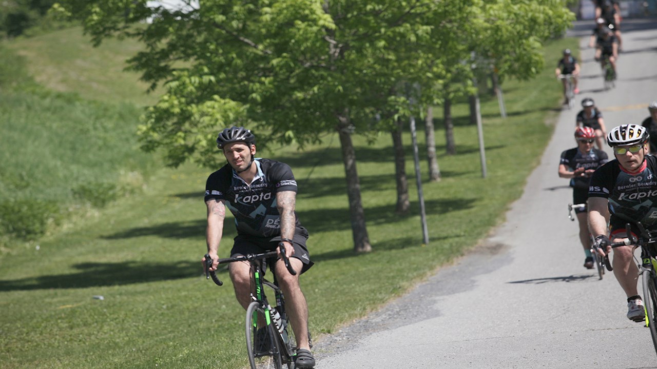 Le soleil était de la partie au 9e Défi du Tour de Beauce