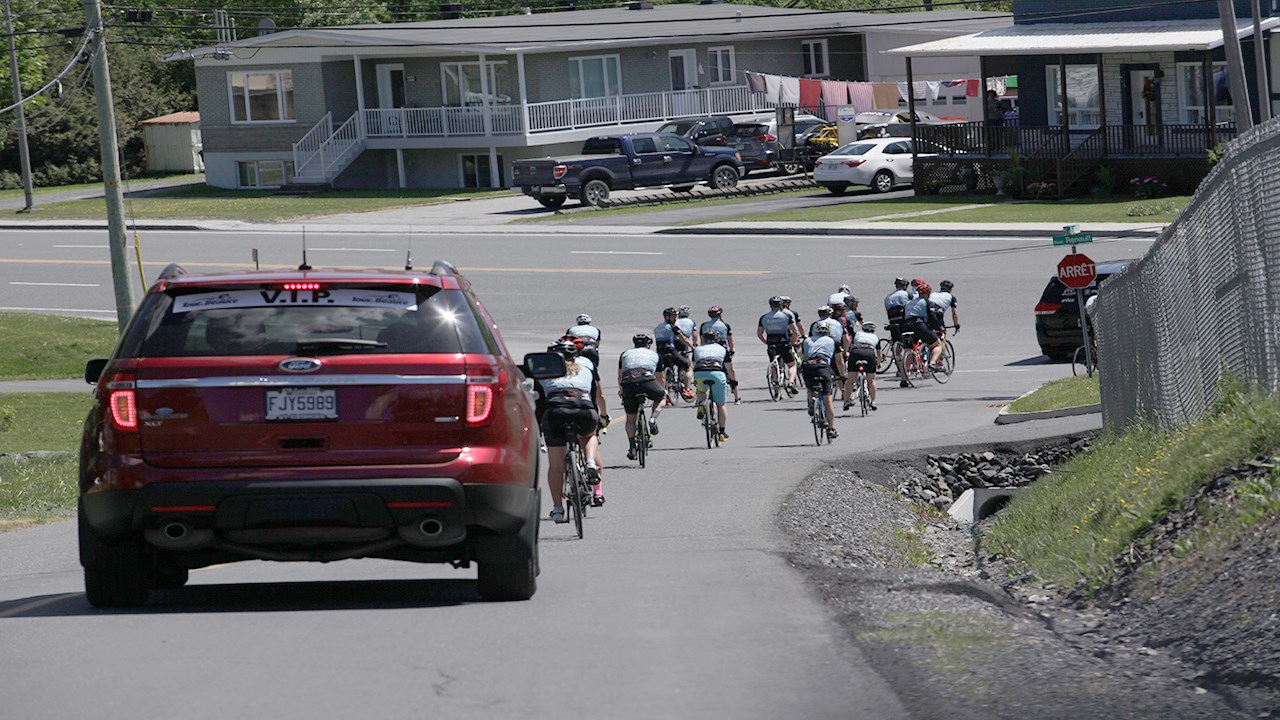 Le soleil était de la partie au 9e Défi du Tour de Beauce