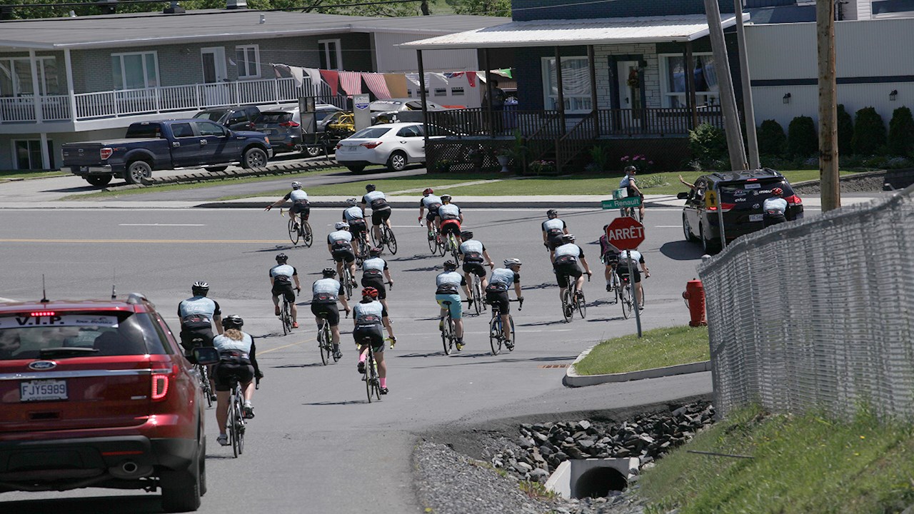 Le soleil était de la partie au 9e Défi du Tour de Beauce