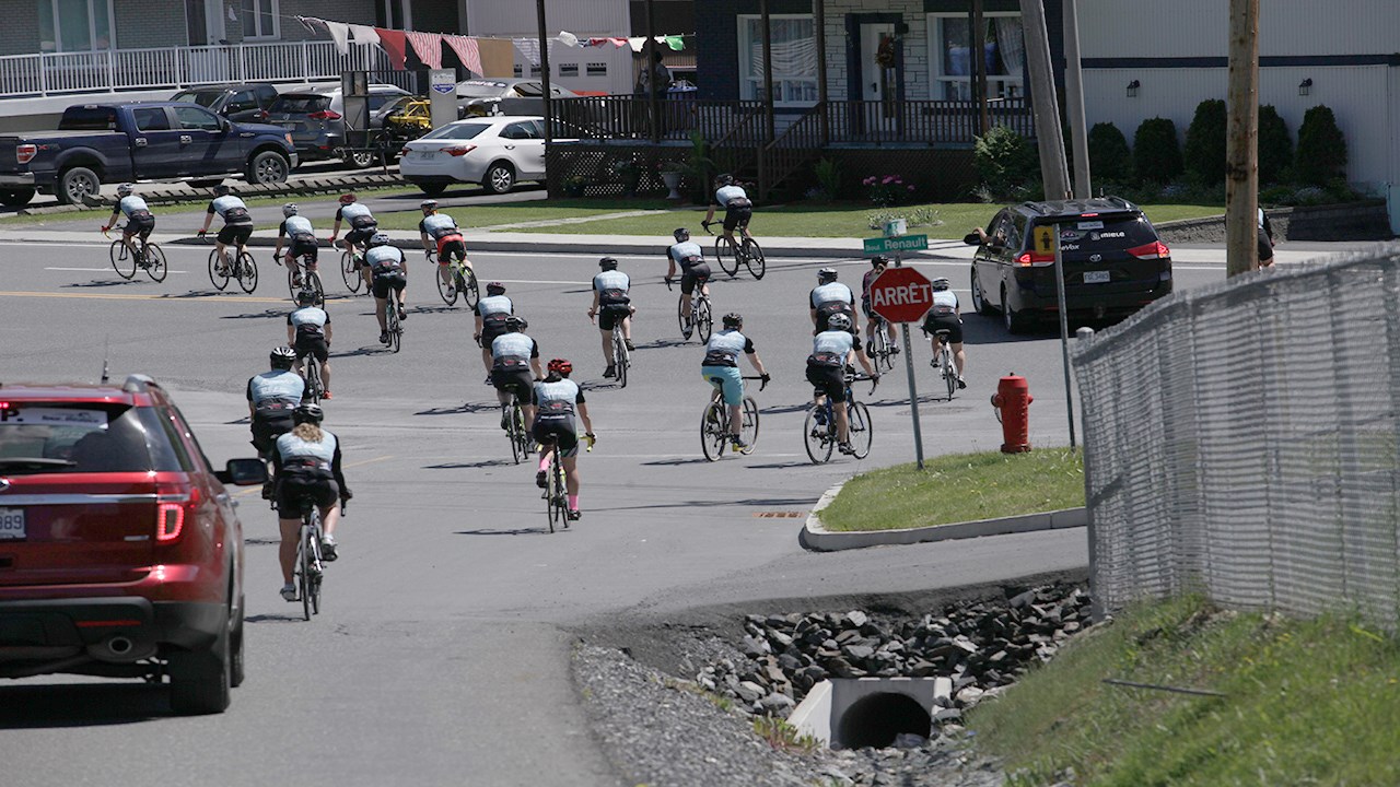 Le soleil était de la partie au 9e Défi du Tour de Beauce