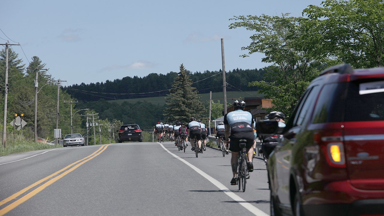 Le soleil était de la partie au 9e Défi du Tour de Beauce
