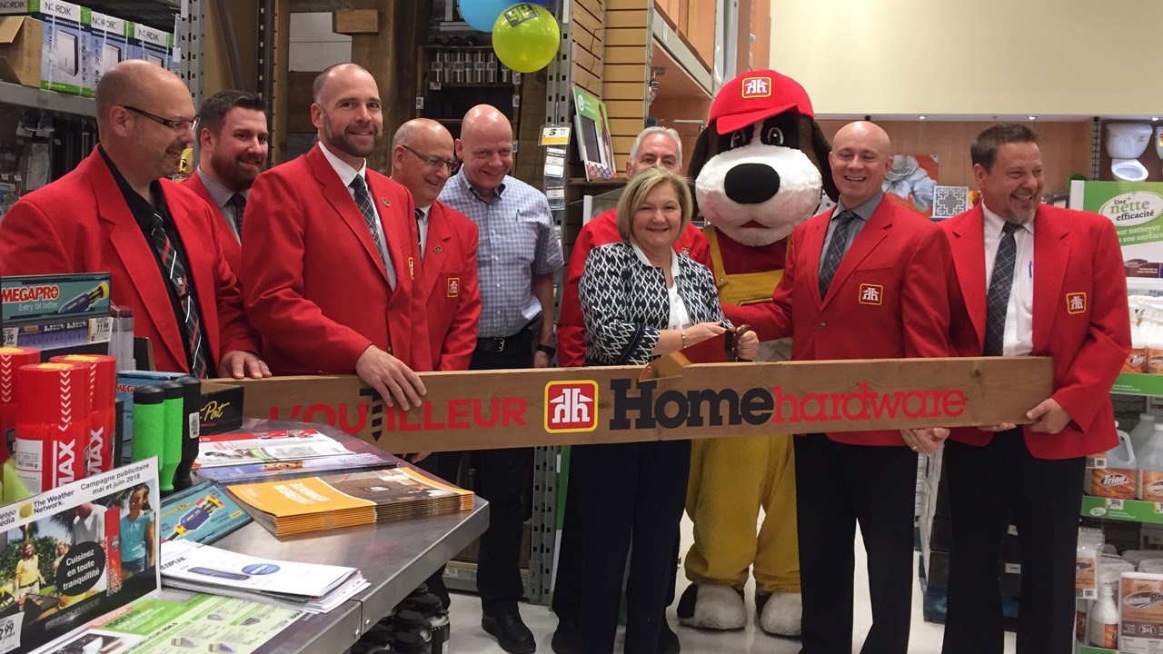 Ouverture officielle de Home Hardware à Saint-Lambert-de-Lauzon