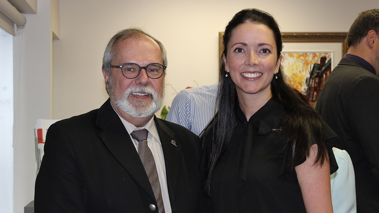 Claude Morin et Catheryne Fecteau.