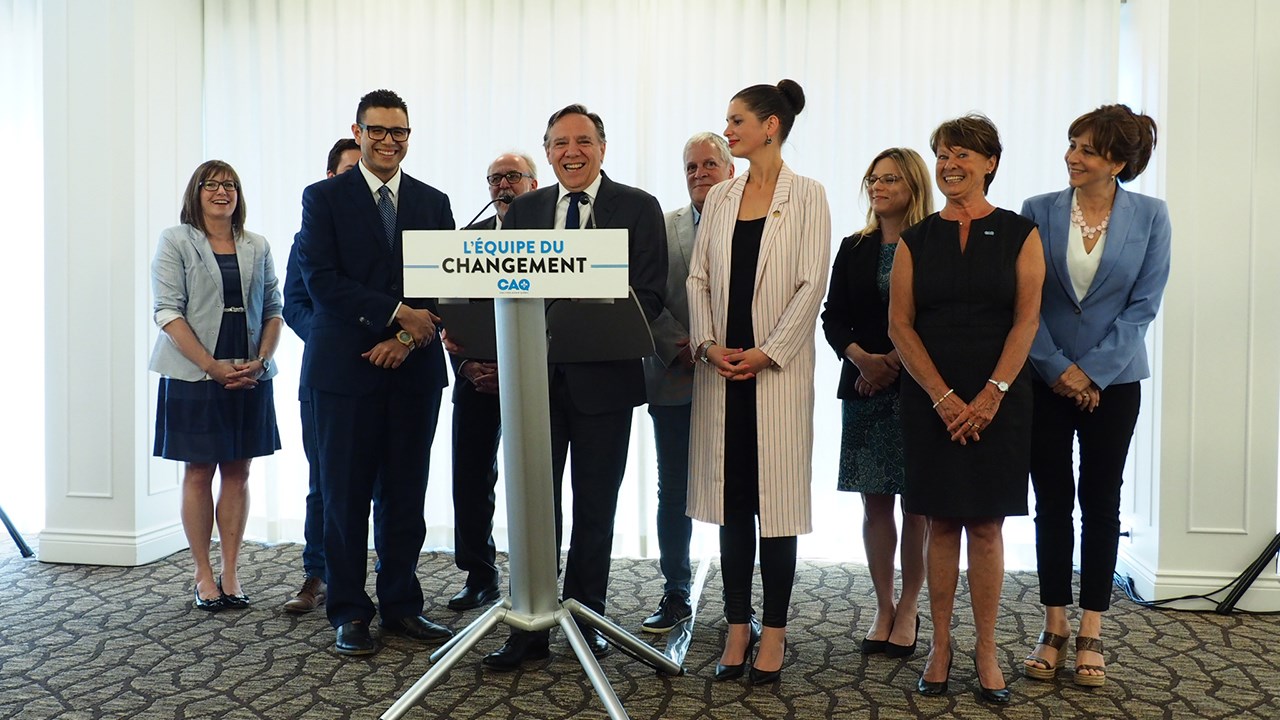 Samuel Poulin est candidat pour la CAQ dans Beauce-Sud