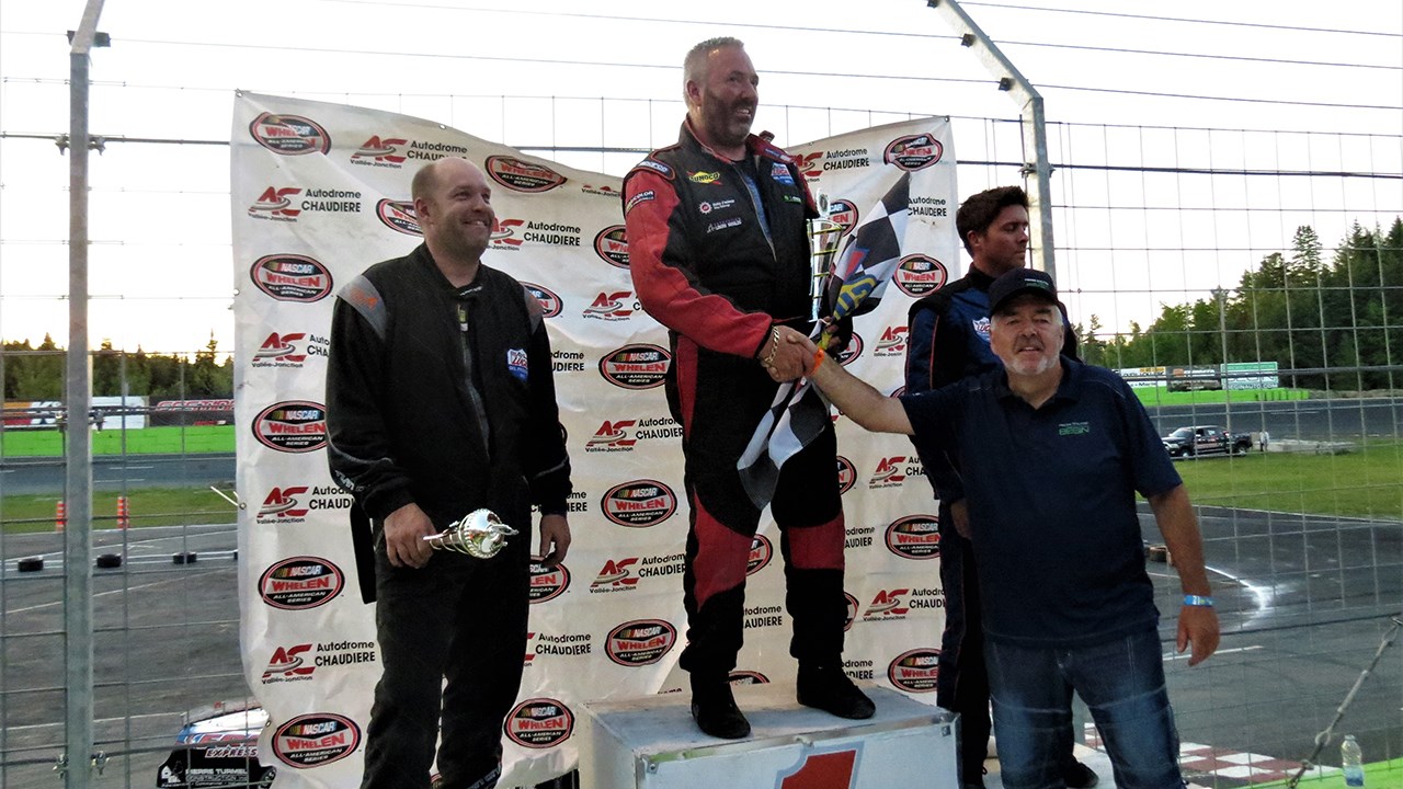 Une première victoire pour Marc Bertrand en Sportsman Québec