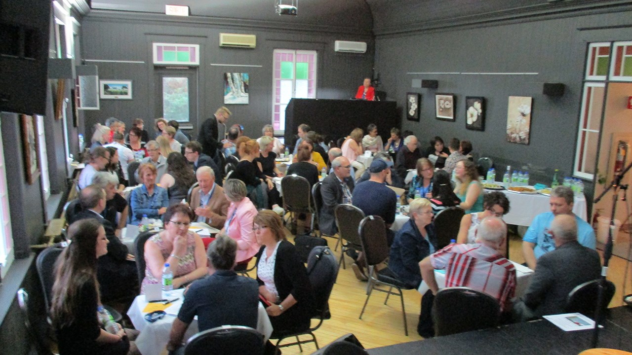 Une soixantaine de participants au réseautage annuel culturel de la MRC de Beauce-Sartigan
