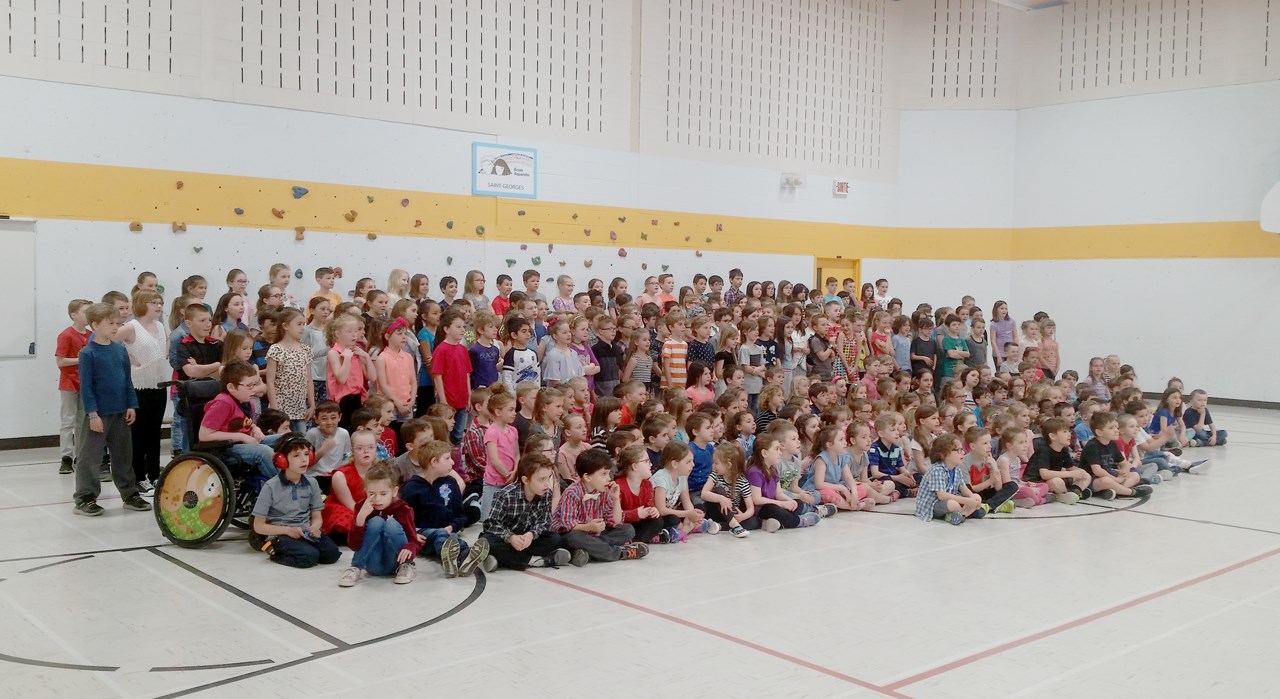 L'école l'Aquarelle de Saint-Georges participe à l'émission NoteRythme