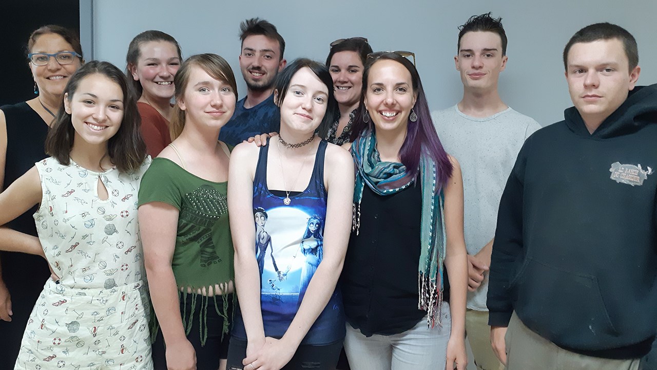 Le groupe du projet Persévérance scolaire — Costa Rica 2018.