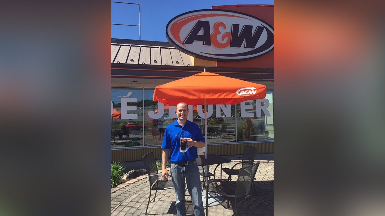 Le franchisé Luc Poulin.
