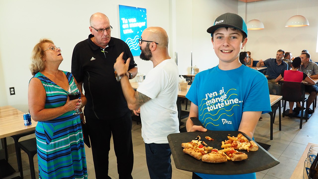 Lancement officiel de Y Pizza à Beauceville