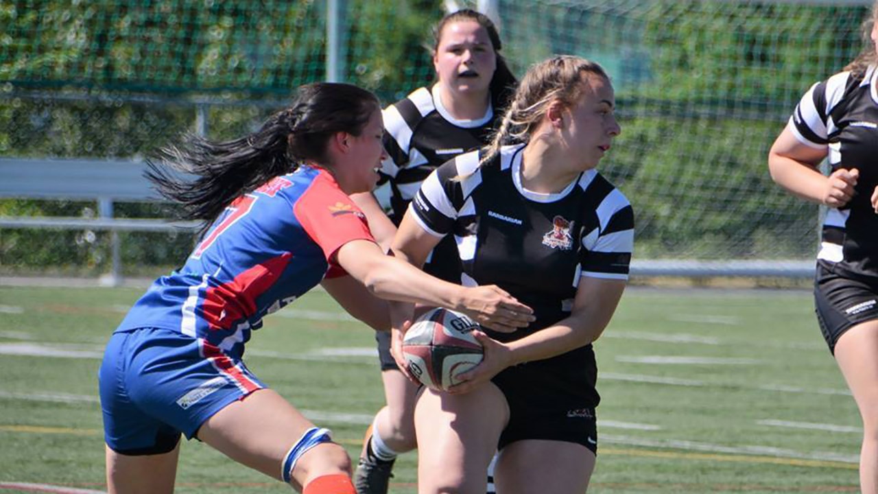 Gabrielle Sauvé, nommée joueuse du match.