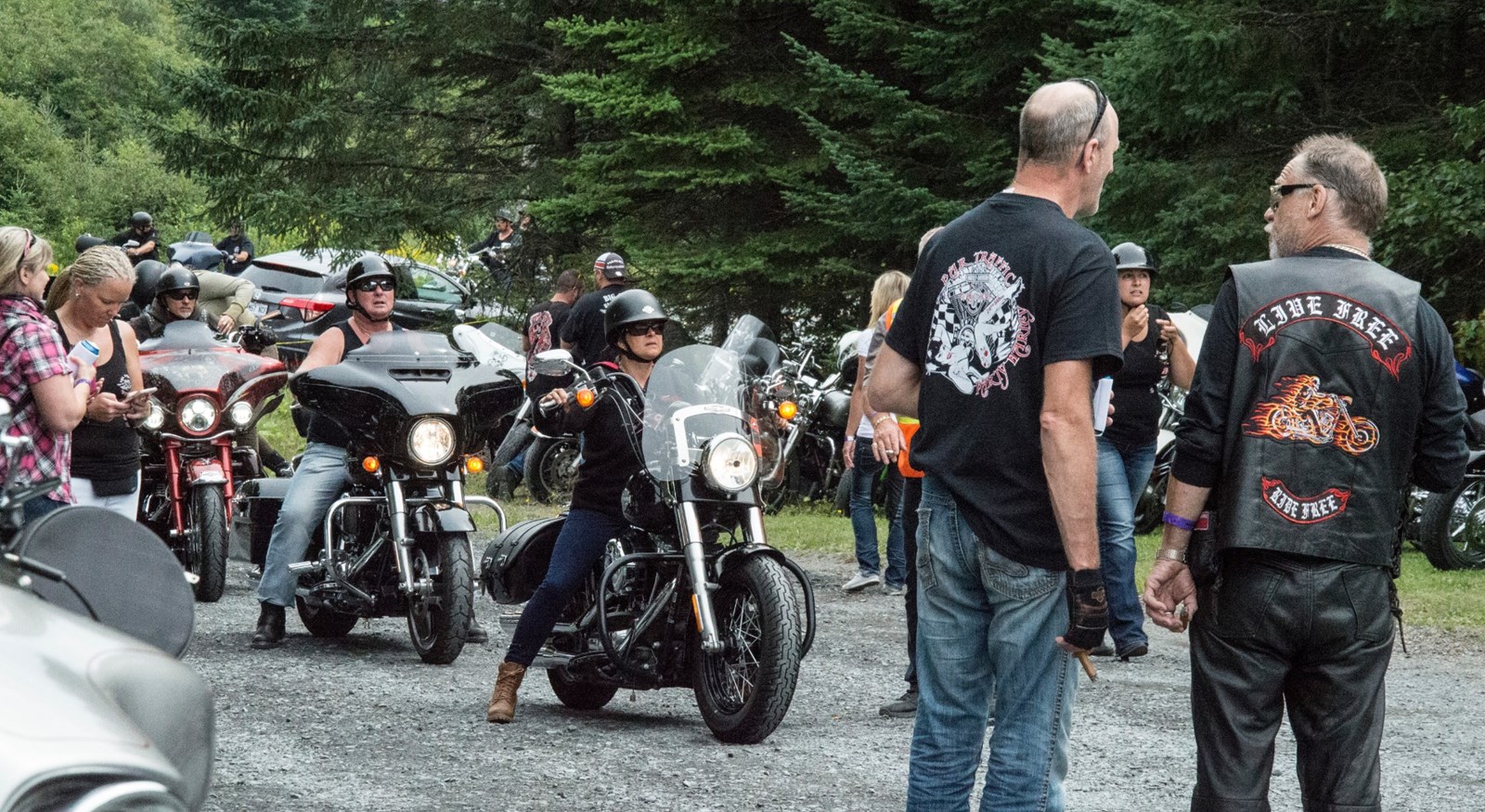 C'est un départ pour la 24e édition du Party Harley pour les enfants malades
