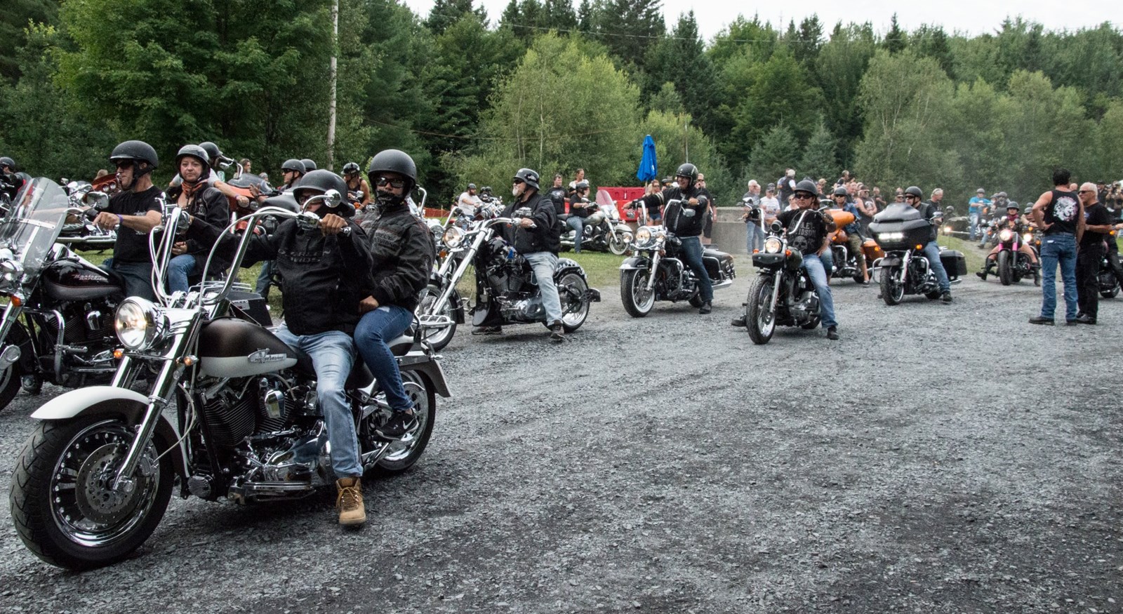 C'est un départ pour la 24e édition du Party Harley pour les enfants malades