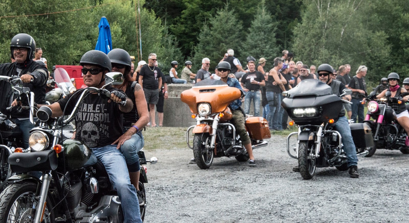 C'est un départ pour la 24e édition du Party Harley pour les enfants malades