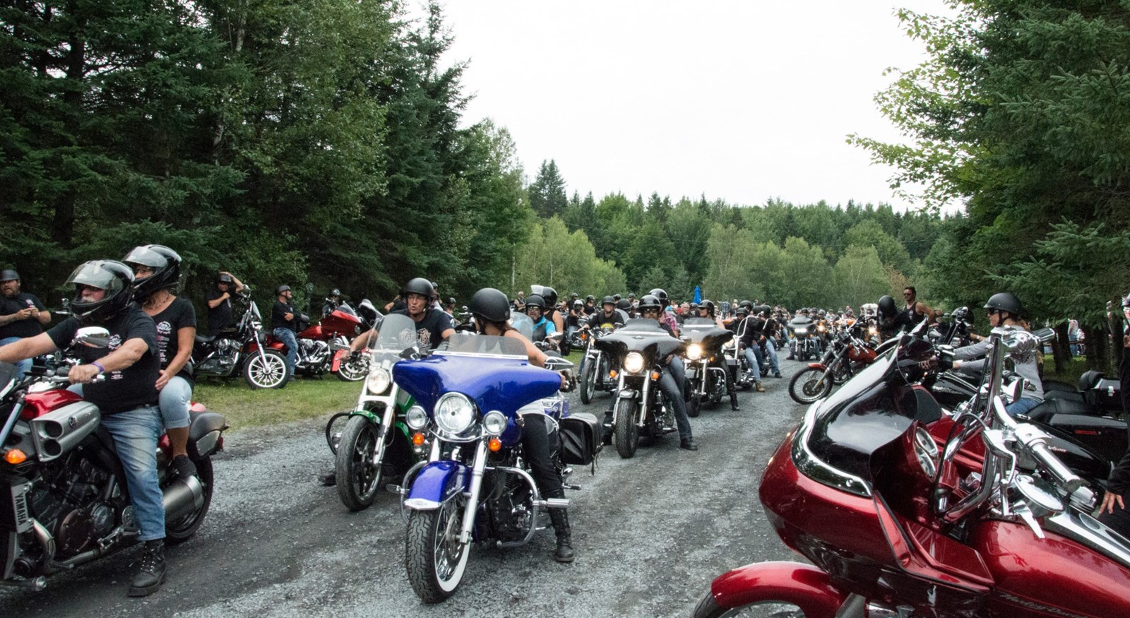 C'est un départ pour la 24e édition du Party Harley pour les enfants malades