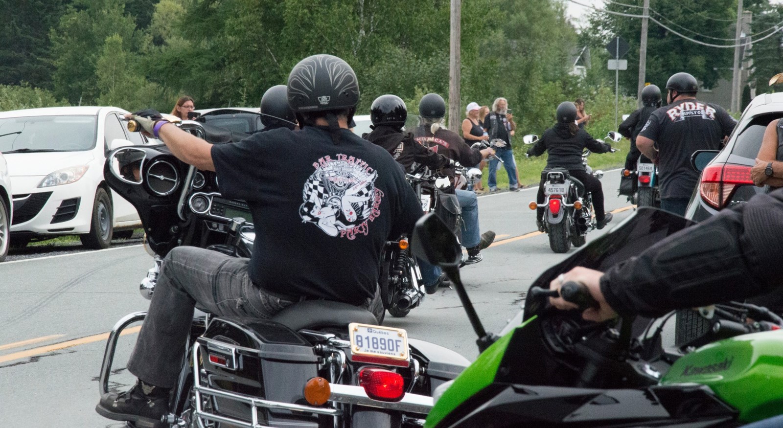 C'est un départ pour la 24e édition du Party Harley pour les enfants malades