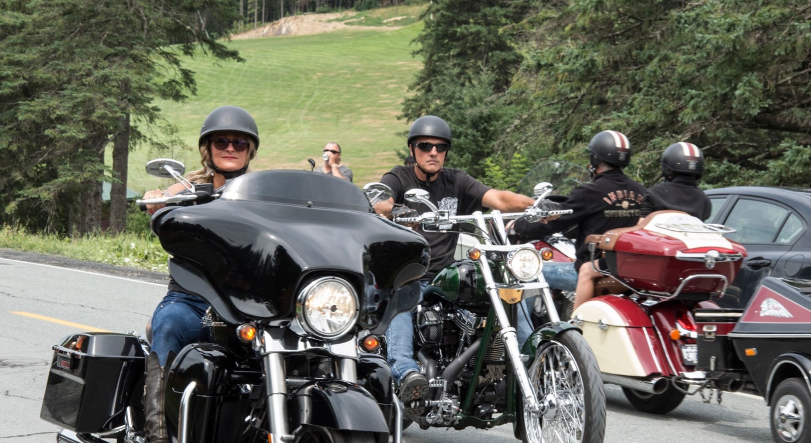 C'est un départ pour la 24e édition du Party Harley pour les enfants malades