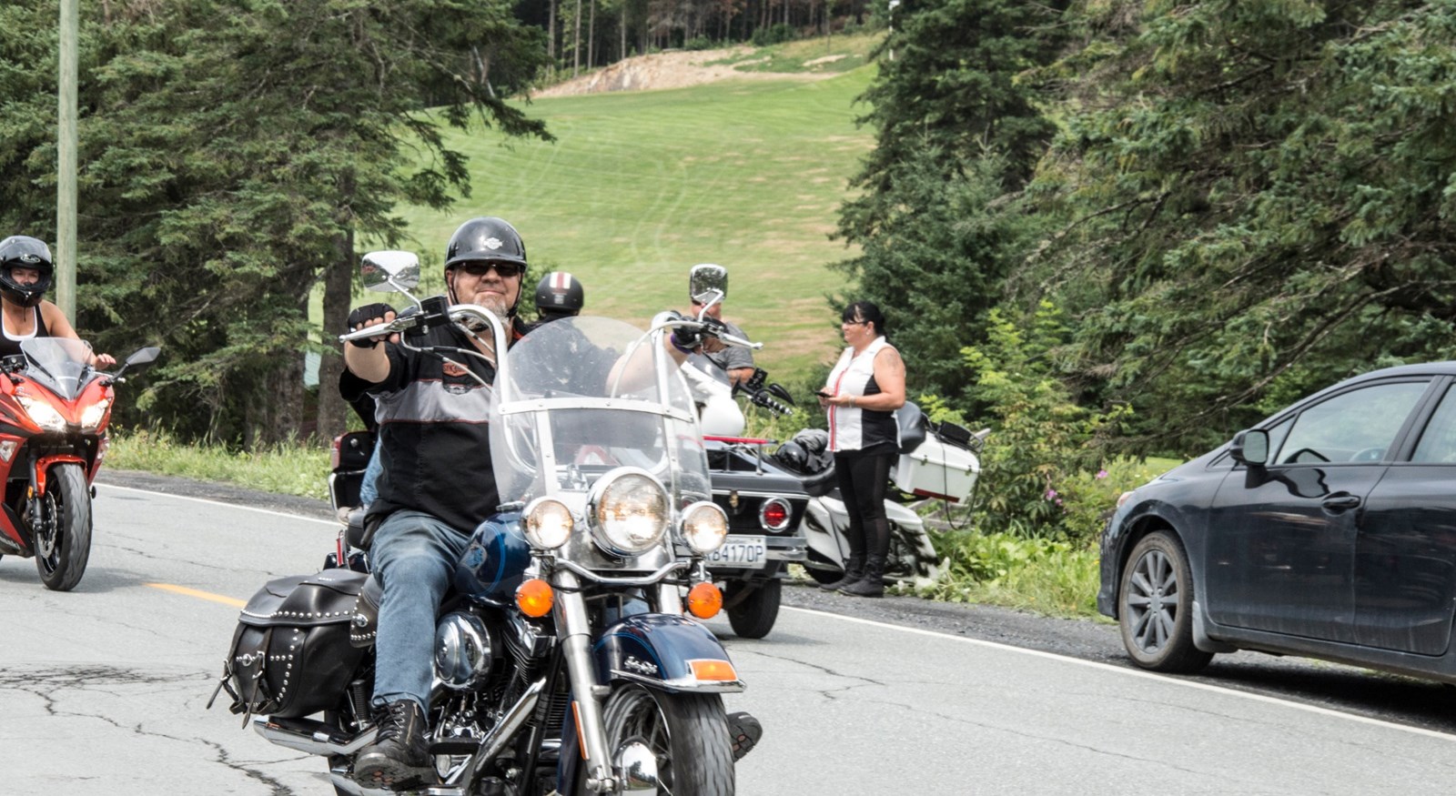 C'est un départ pour la 24e édition du Party Harley pour les enfants malades
