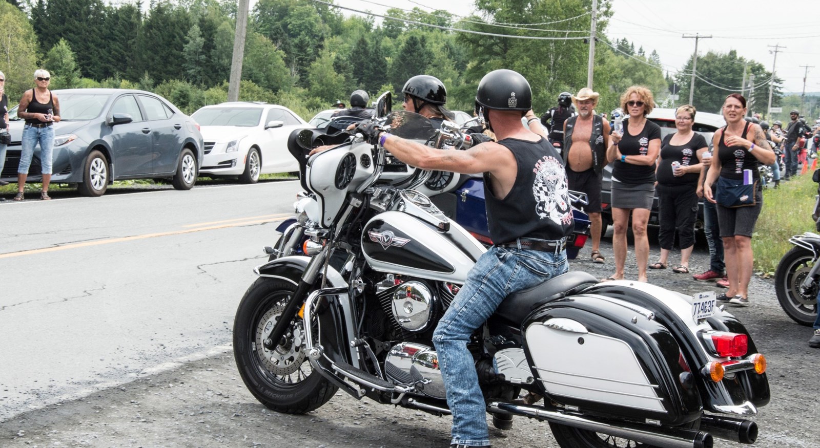 C'est un départ pour la 24e édition du Party Harley pour les enfants malades