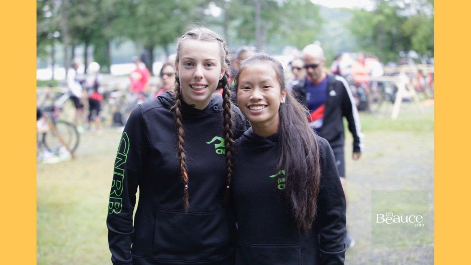 EN IMAGES : le triathlon du Lac-Poulin (partie nage)