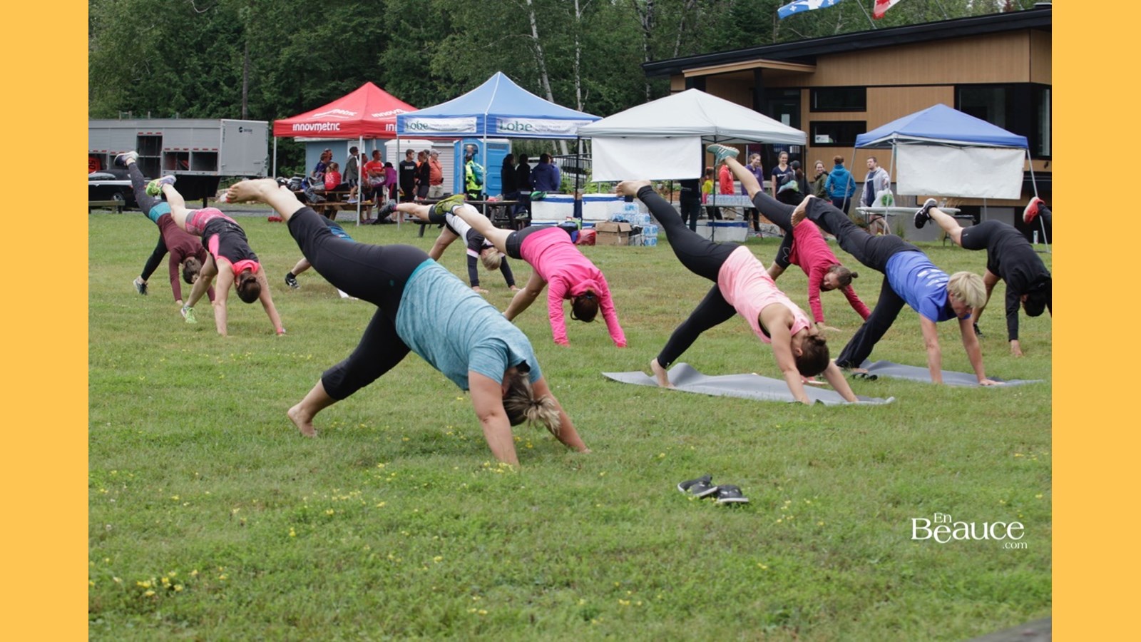 EN IMAGES : le triathlon du Lac-Poulin (partie nage)