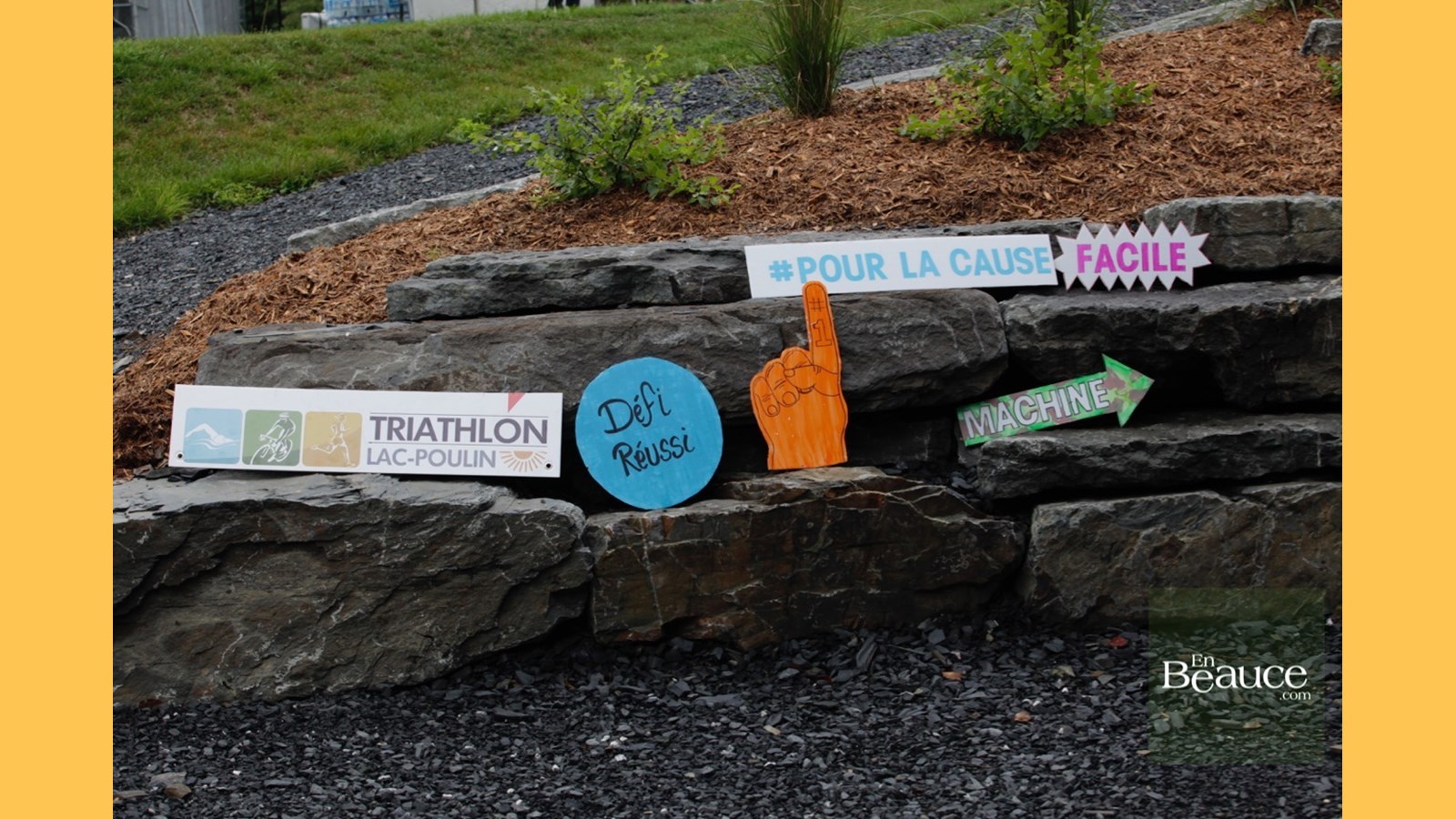 EN IMAGES : le triathlon du Lac-Poulin (partie nage)