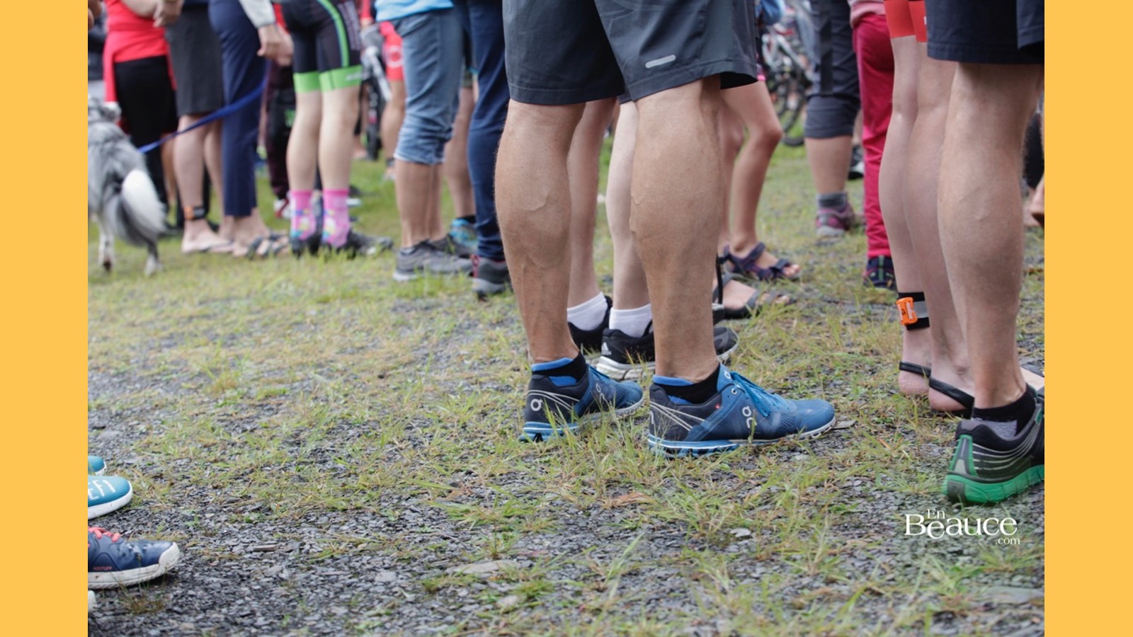 EN IMAGES : le triathlon du Lac-Poulin (partie nage)