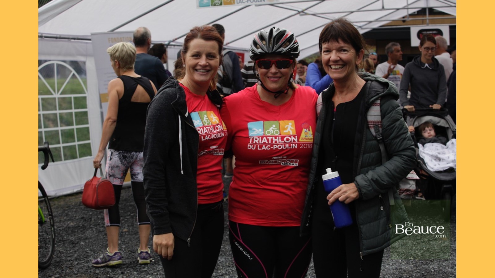 EN IMAGES : le triathlon du Lac-Poulin (partie nage)