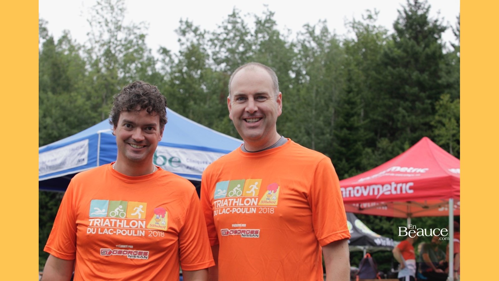 EN IMAGES : le triathlon du Lac-Poulin (partie nage)