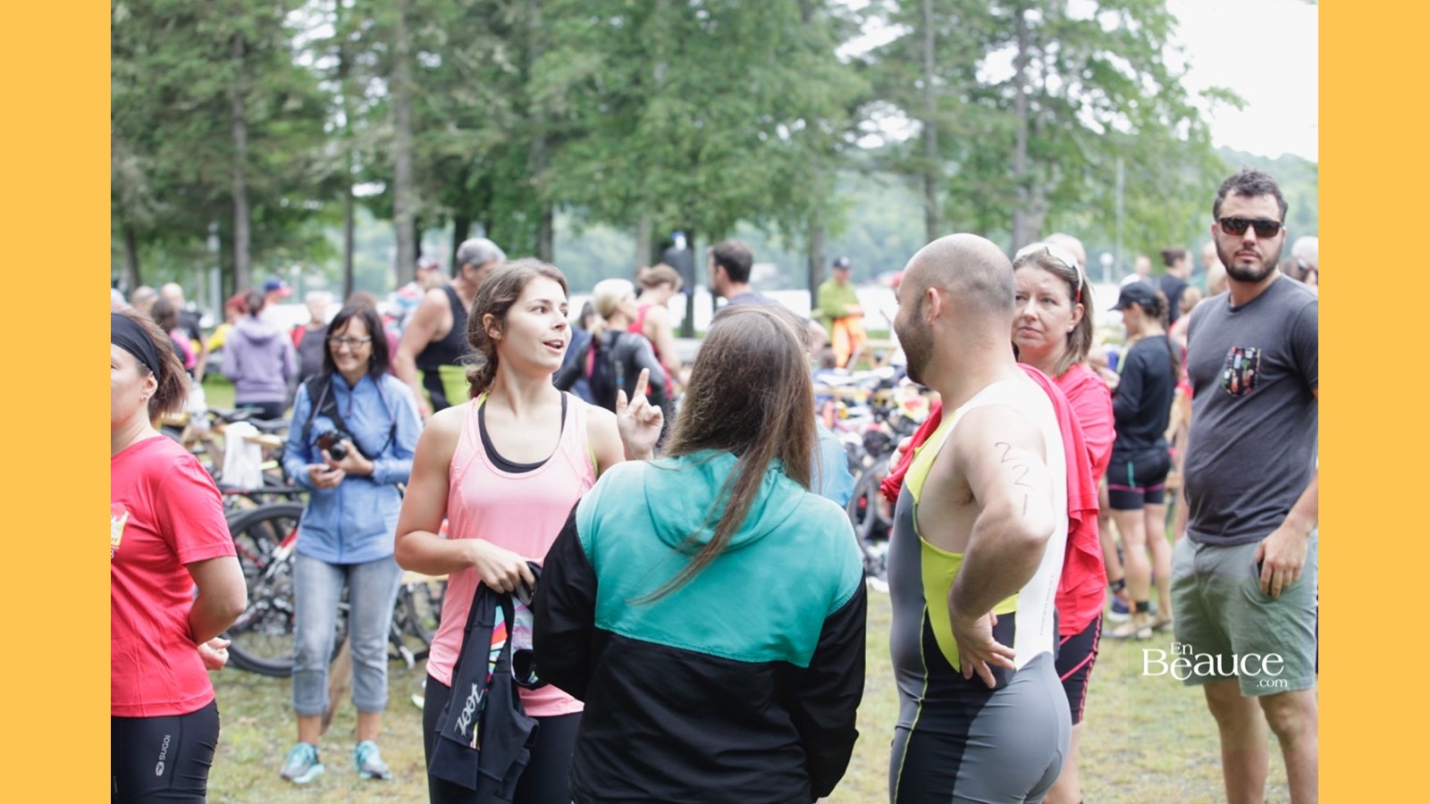 EN IMAGES : le triathlon du Lac-Poulin (partie nage)