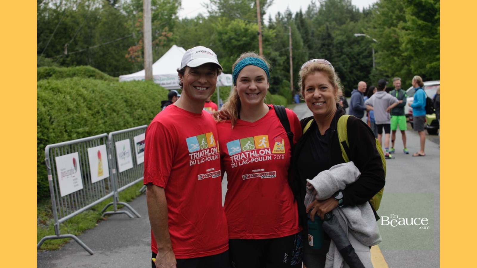 EN IMAGES : le triathlon du Lac-Poulin (partie nage)