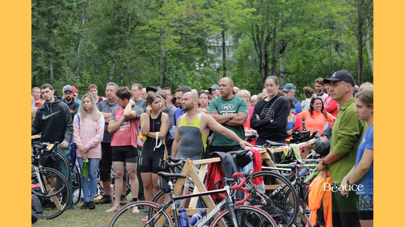 EN IMAGES : le triathlon du Lac-Poulin (partie nage)