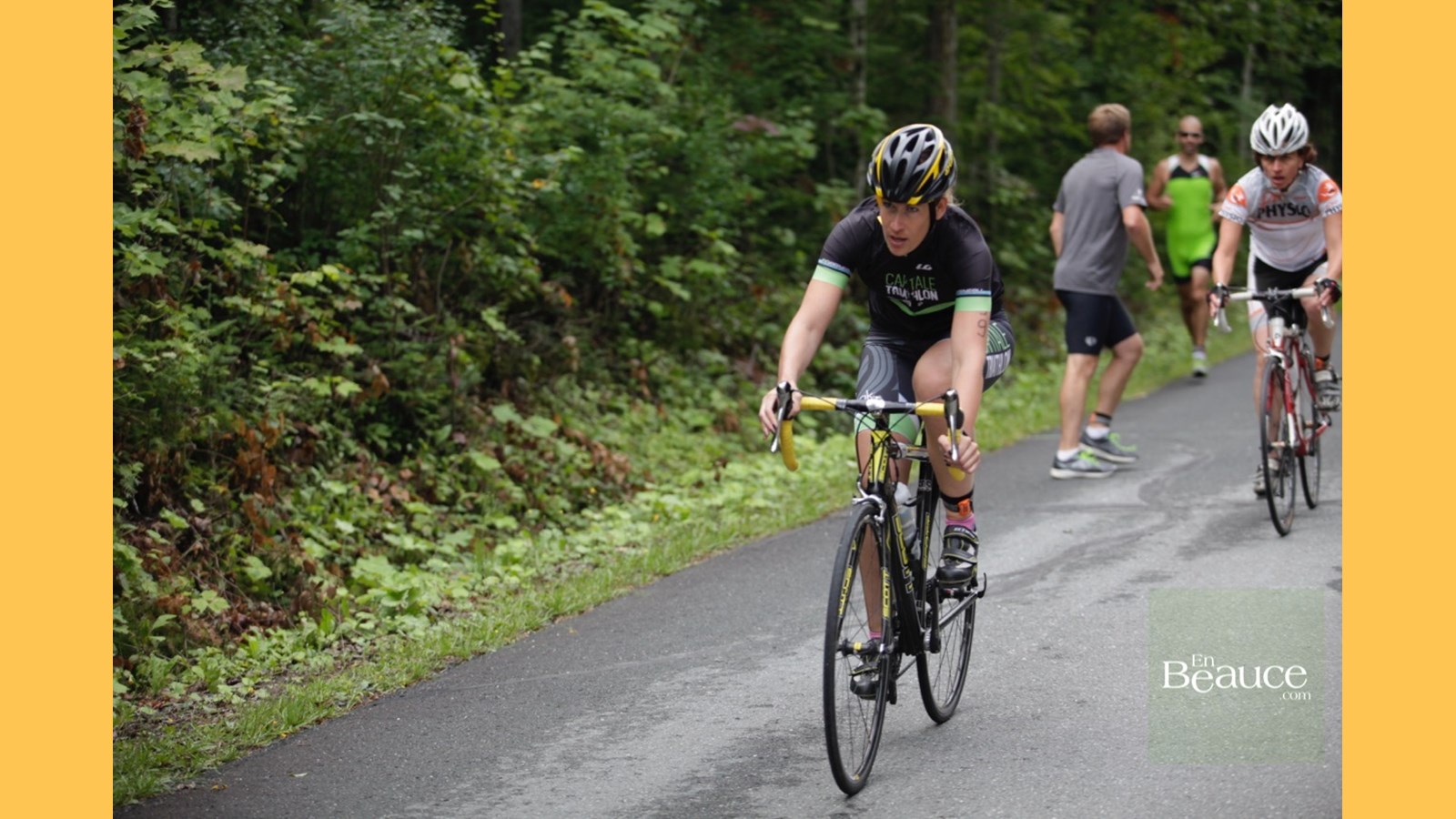 EN IMAGES : le triathlon du Lac-Poulin (partie nage)