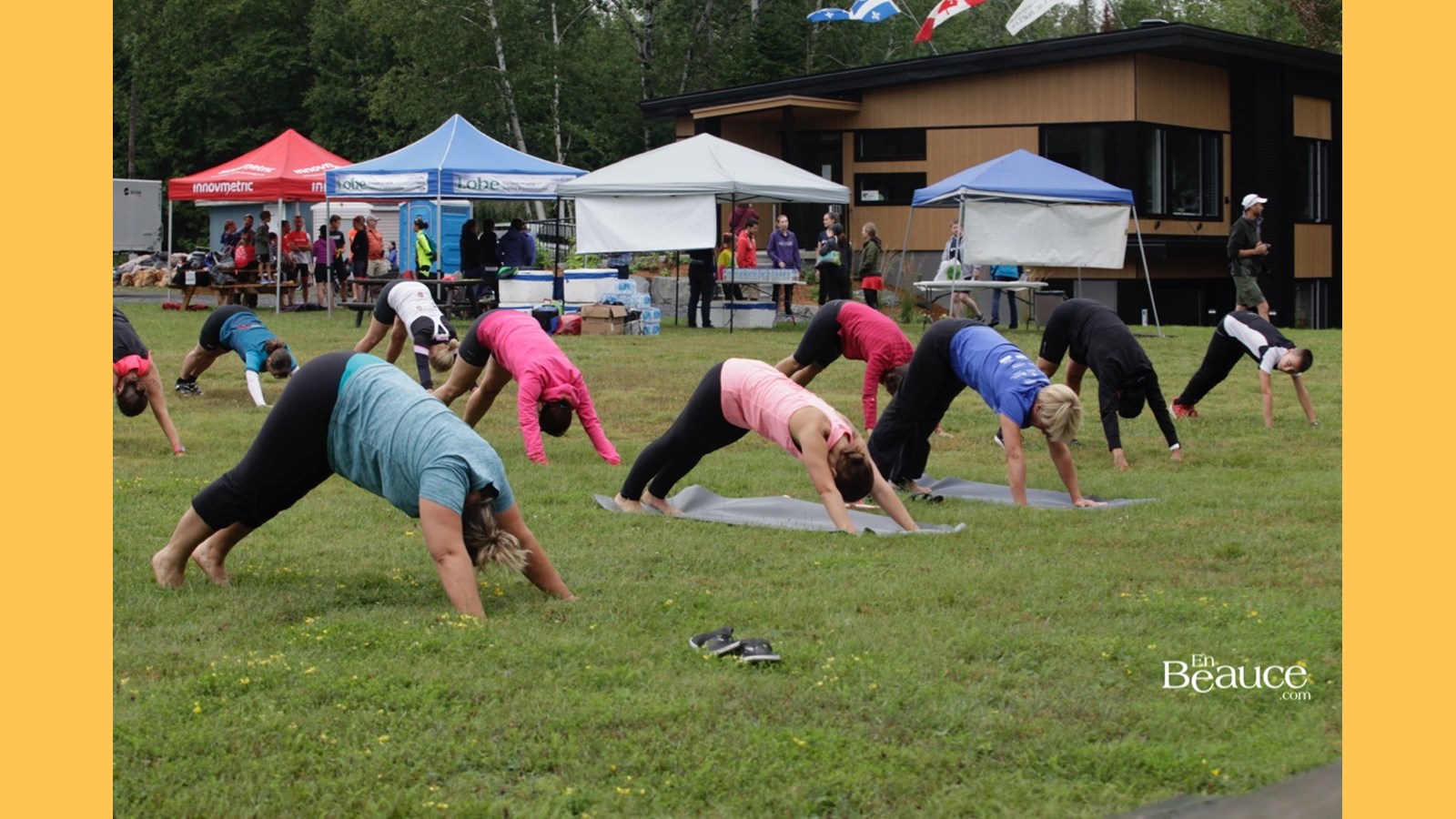 EN IMAGES : le triathlon du Lac-Poulin (partie nage)