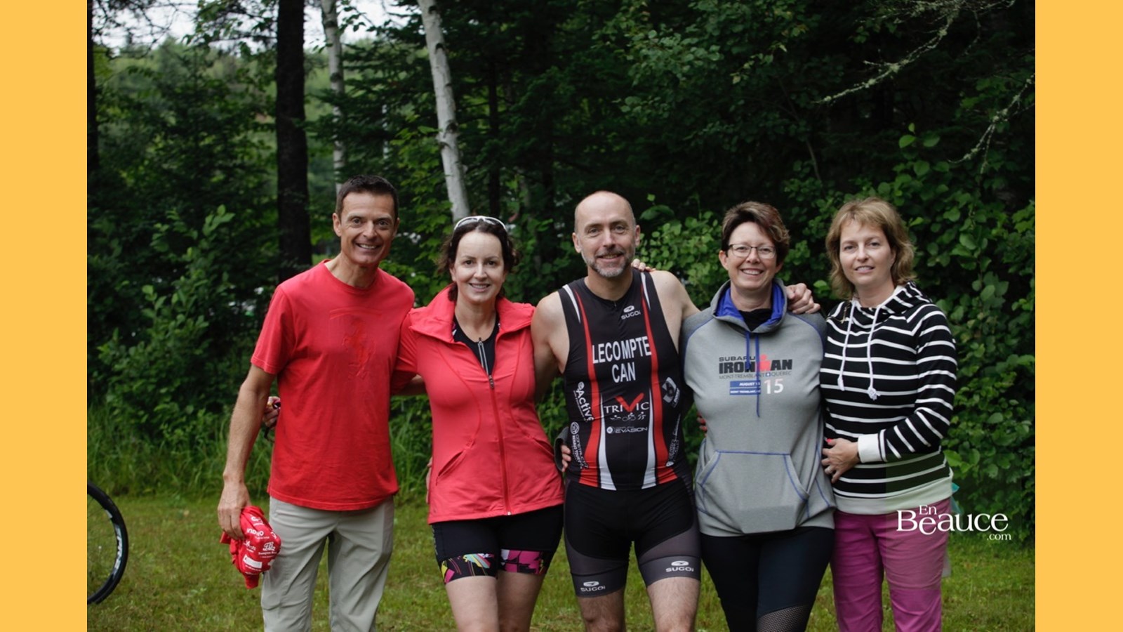 EN IMAGES : le triathlon du Lac-Poulin (partie nage)
